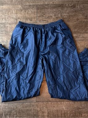 Navy Blue Lightweight Windbreaker Pants